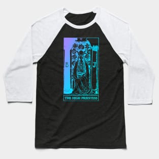 The High Priestess Tarot Card Rider Waite Baseball T-Shirt